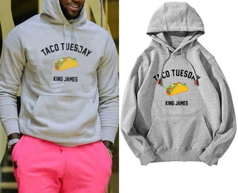 画像9: Tacos Basketball Sports print hooded  ユニセックス 男女兼用タコスバスケットボールフーディー パーカー (9)