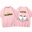 画像7:  Sponge Bob Short Paint Short Sleeve T-shirt　ユニセックス 男女兼用スポンジボブ半袖Tシャツ (7)