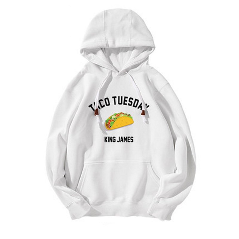 画像3: Tacos Basketball Sports print hooded  ユニセックス 男女兼用タコスバスケットボールフーディー パーカー (3)