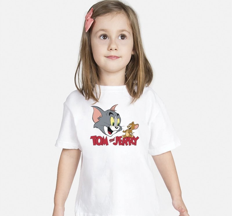 画像10: Tom & Jerry Print T-shirt From kids to adults ユニセックス 男女キッズ兼用ファミリー用トム&ジェリー半袖Tシャツ (10)