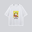 画像2: SpongeBob SquarePants short-sleeved printed T-shirt　ユニセックス 男女兼用スクエアスポンジボブ半袖Tシャツ (2)