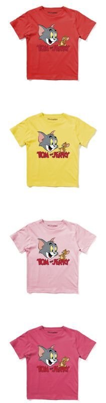 画像11: Tom & Jerry Print T-shirt From kids to adults ユニセックス 男女キッズ兼用ファミリー用トム&ジェリー半袖Tシャツ (11)