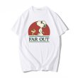 画像1: Snoopy & Woodstock Short Paint Short Sleeve T-shirt　ユニセックス 男女兼用スヌーピー＆ウッドストック半袖Tシャツ (1)