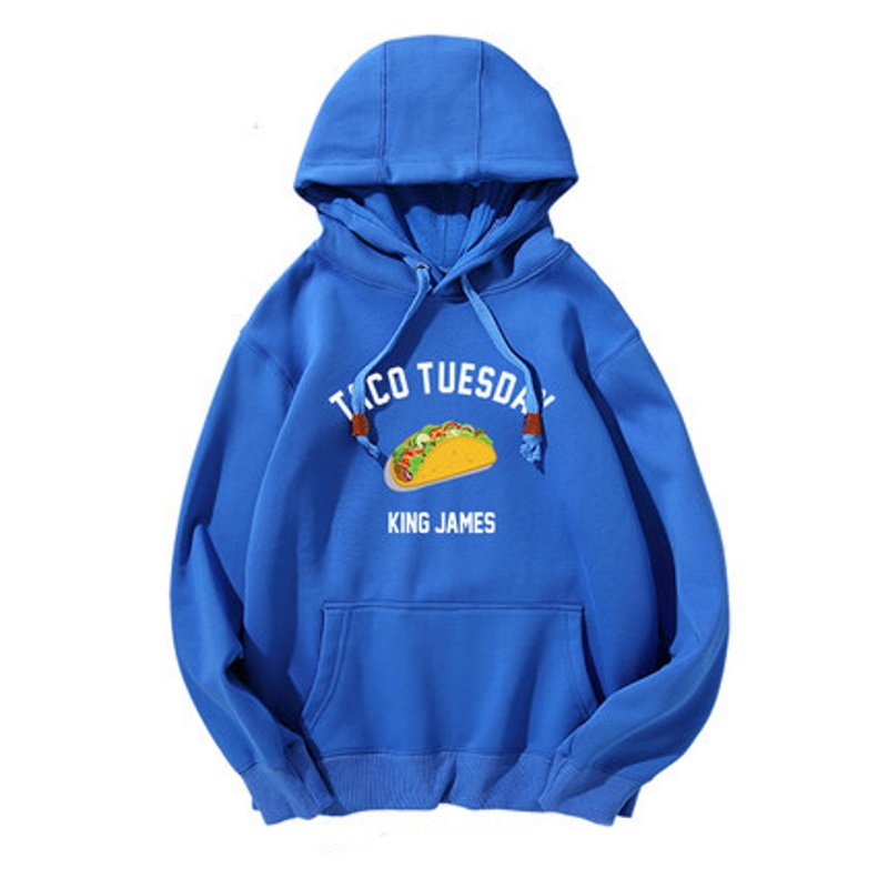 画像4: Tacos Basketball Sports print hooded  ユニセックス 男女兼用タコスバスケットボールフーディー パーカー (4)