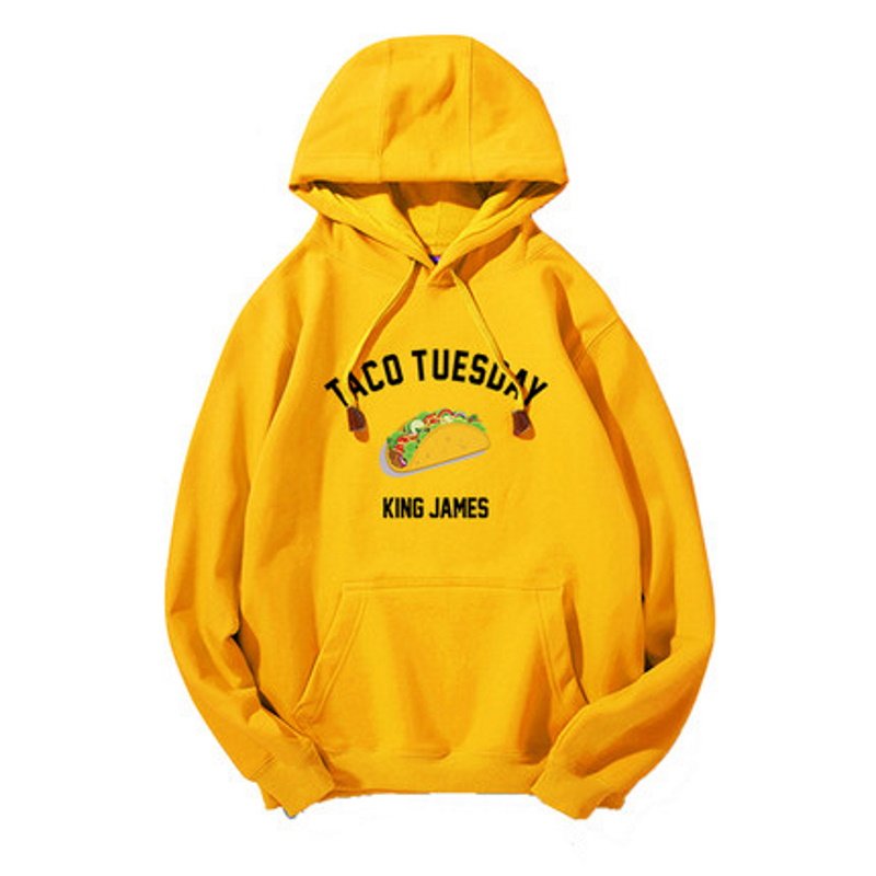 画像2: Tacos Basketball Sports print hooded  ユニセックス 男女兼用タコスバスケットボールフーディー パーカー (2)