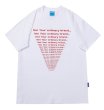 画像2: Simple English Print short-sleeved printed T-shirt　ユニセックス 男女兼用 イングリッシュプリント半袖Tシャツ (2)