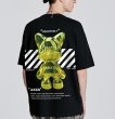画像5: kaws hip hop oversized T-shirt T-shirt　ユニセックス 男女兼用 カウズヒップホップオーバーサイズ半袖Tシャツ (5)