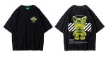 画像3: kaws hip hop oversized T-shirt T-shirt　ユニセックス 男女兼用 カウズヒップホップオーバーサイズ半袖Tシャツ (3)