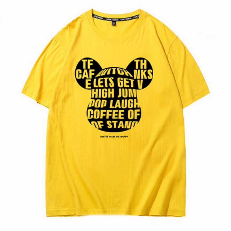 画像3: KAWS x Bearbrick Print Short Sleeve T-shirt ユニセックス 男女兼用カウズ×ベアブリック半袖Tシャツ (3)