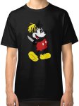 画像3: Don't Die Your Friend BlondeGang Mickey Mouse Print Short Sleeve T-shirt　ユニセックス 男女兼用Don't Die Your Friend金髪ギャングミッキーミッキーマウス半袖Tシャツ (3)