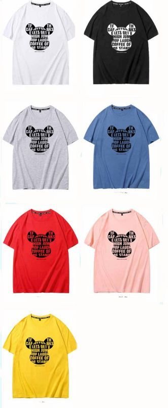 画像8: KAWS x Bearbrick Print Short Sleeve T-shirt ユニセックス 男女兼用カウズ×ベアブリック半袖Tシャツ (8)