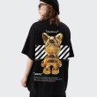 画像11: kaws hip hop oversized T-shirt T-shirt　ユニセックス 男女兼用 カウズヒップホップオーバーサイズ半袖Tシャツ (11)
