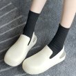 画像8: women's Platform Paddle rubber rain sandals shoes Flat Pumps　 パドル ラバー レイン シューズ　フラットサンダルシューズ パンプス　 (8)