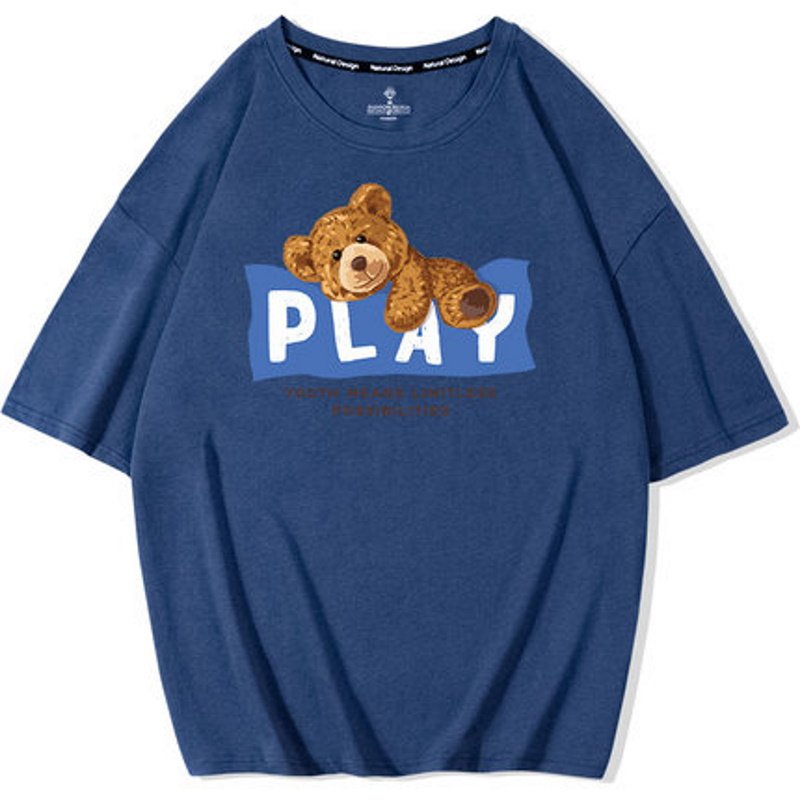 画像6: PLAY bear Short Sleeve T-shirt ユニセックス 男女兼用PLAYベア半袖Tシャツ (6)