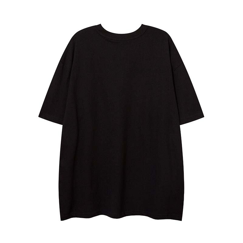 画像3: Hip hop doll printShort Sleeve T-shirt ユニセックス 男女兼用ヒップホップドールプリントオーバーサイズ半袖Tシャツ (3)