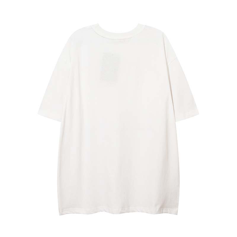 画像4: Hip hop doll printShort Sleeve T-shirt ユニセックス 男女兼用ヒップホップドールプリントオーバーサイズ半袖Tシャツ (4)