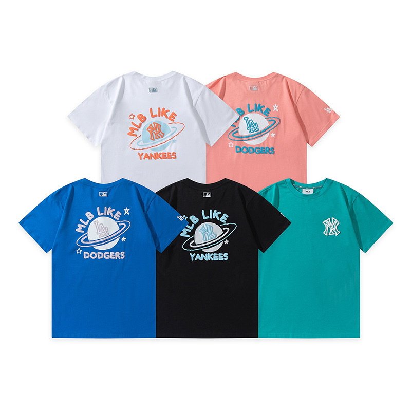 画像6: planetary graffiti print foam MLB T-shirt Short Sleeve T-shirt　ユニセックス 男女兼用MLBプラネタリーグラフィティ半袖Tシャツ (6)