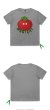画像11:  Red turnipprint short-sleeved T-shirt 　ユニセックス 男女兼用レッドターニップ赤カブプリント半袖Tシャツ (11)