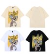 画像4: Dock graffiti print short-sleeved T-shirt 　ユニセックス 男女兼用ドッググラフィック半袖Tシャツ (4)