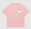 画像5: Imitation pocket  panda print short-sleeved T-shirt 　ユニセックス 男女兼用ポケットパンダ半袖Tシャツ (5)