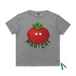 画像18:  Red turnipprint short-sleeved T-shirt 　ユニセックス 男女兼用レッドターニップ赤カブプリント半袖Tシャツ (18)