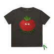 画像9:  Red turnipprint short-sleeved T-shirt 　ユニセックス 男女兼用レッドターニップ赤カブプリント半袖Tシャツ (9)