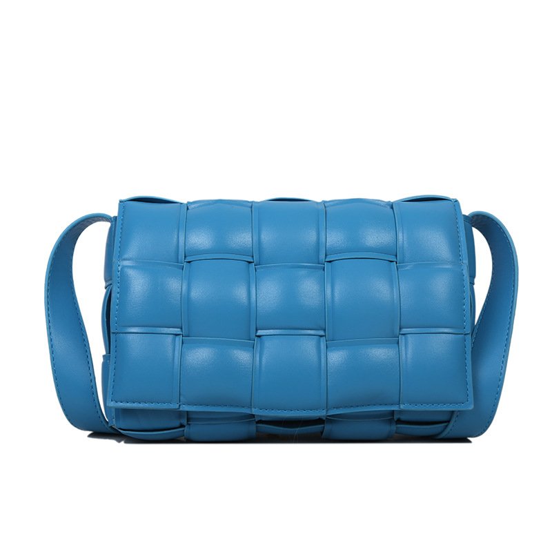 画像5: Plaid leather tote shoulder bag　レザー編み込みメッシュトートショルダーバッグ (5)