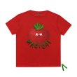 画像7:  Red turnipprint short-sleeved T-shirt 　ユニセックス 男女兼用レッドターニップ赤カブプリント半袖Tシャツ (7)