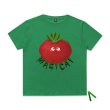 画像3:  Red turnipprint short-sleeved T-shirt 　ユニセックス 男女兼用レッドターニップ赤カブプリント半袖Tシャツ (3)