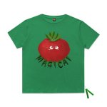 画像3:  Red turnipprint short-sleeved T-shirt 　ユニセックス 男女兼用レッドターニップ赤カブプリント半袖Tシャツ (3)
