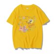 画像3: SpongeBob×nasa short-sleeved T-shirt 　ユニセックス 男女兼用スポンジボブ×ナサ プリント半袖Tシャツ (3)