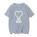 画像6: Love letters short-sleeved T-shirt 　ユニセックス 男女兼用ラブ＆Aプリント半袖Tシャツ (6)