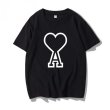 画像4: Love letters short-sleeved T-shirt 　ユニセックス 男女兼用ラブ＆Aプリント半袖Tシャツ (4)