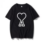 画像4: Love letters short-sleeved T-shirt 　ユニセックス 男女兼用ラブ＆Aプリント半袖Tシャツ (4)