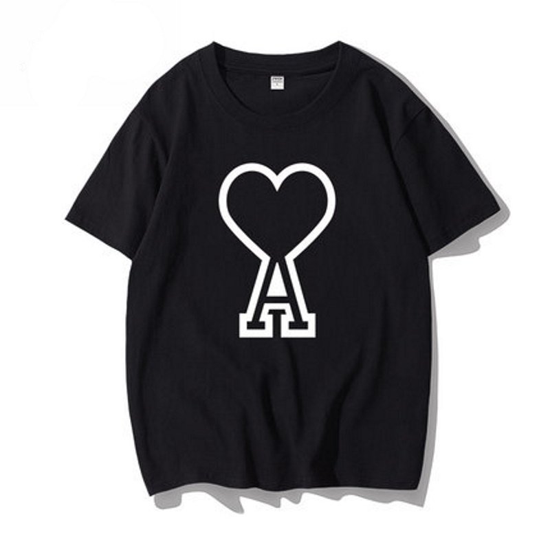 画像4: Love letters short-sleeved T-shirt  ユニセックス 男女兼用ラブ&Aプリント半袖Tシャツ (4)