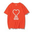 画像7: Love letters short-sleeved T-shirt 　ユニセックス 男女兼用ラブ＆Aプリント半袖Tシャツ (7)