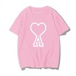 画像2: Love letters short-sleeved T-shirt 　ユニセックス 男女兼用ラブ＆Aプリント半袖Tシャツ (2)