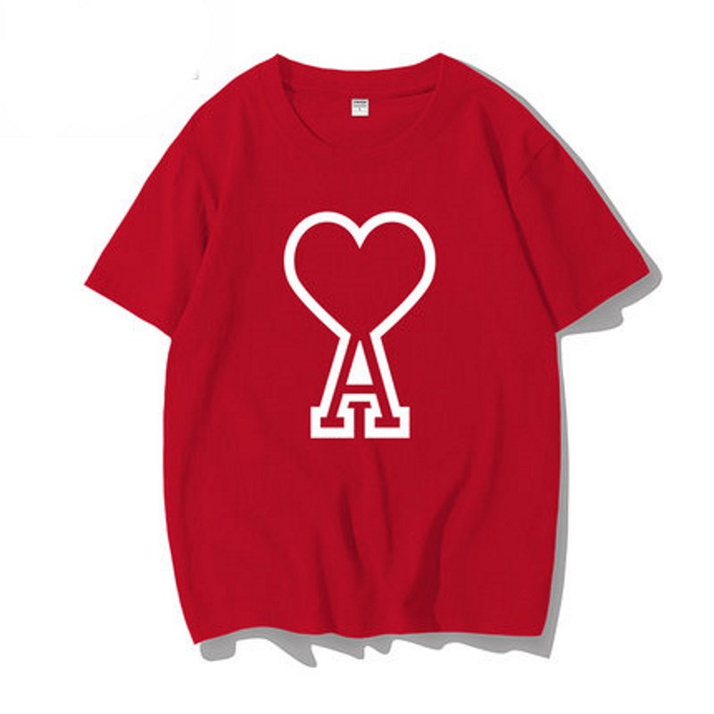 画像10: Love letters short-sleeved T-shirt  ユニセックス 男女兼用ラブ&Aプリント半袖Tシャツ (10)