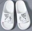 画像2:  GET YOU fox flip flops soft bottom sandals slippers Beach sandals 　ユニセックス男女兼用 GET YOU fox フリップフロップ  シャワー ビーチ サンダル (2)