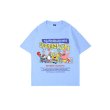 画像5: Sponge Bob character print short-sleeved T-shirt 　ユニセックス 男女兼用スポンジボブキャラクタープリント半袖Tシャツ (5)