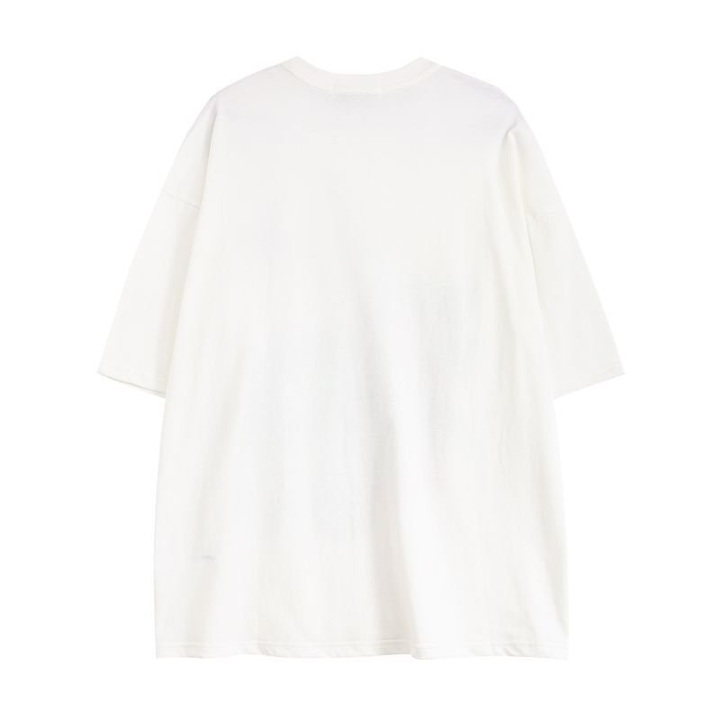 画像4: Hidden Mickey Bear  print short-sleeved T-shirt  ユニセックス 男女兼用隠れミッキーベアプリント半袖Tシャツ (4)