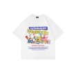 画像2: Sponge Bob character print short-sleeved T-shirt 　ユニセックス 男女兼用スポンジボブキャラクタープリント半袖Tシャツ (2)