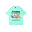 画像7: Sponge Bob character print short-sleeved T-shirt 　ユニセックス 男女兼用スポンジボブキャラクタープリント半袖Tシャツ (7)