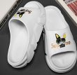 画像3: Sunglasses bulldog flip flops soft bottom sandals slippers Beach sandals 　ユニセックス男女兼用 サングラスブルドッグフリップフロップ  シャワー ビーチ サンダル (3)