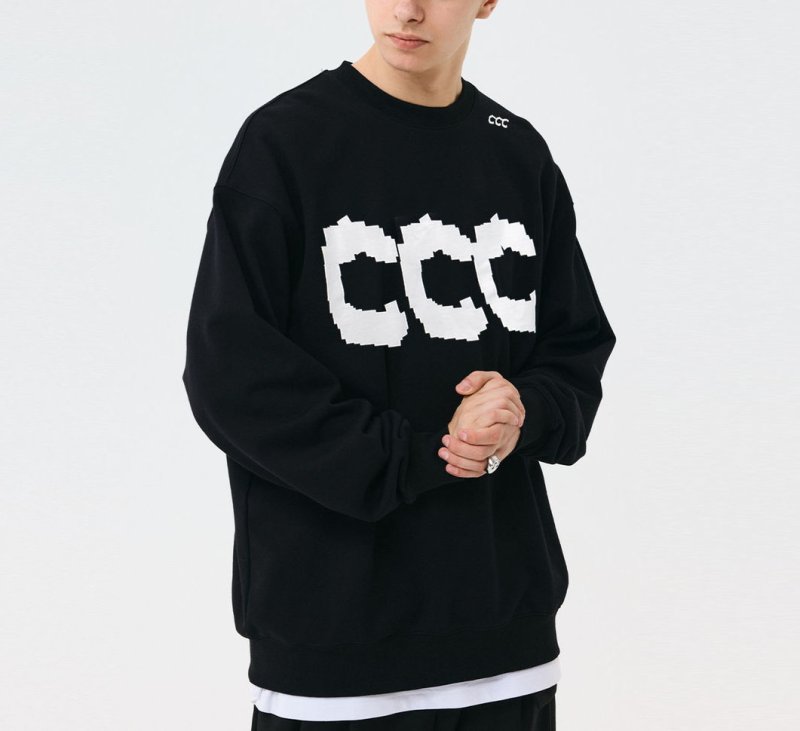 画像5: 3C print pullover trainer Long Sleeve pullover trainer  ユニセックス 男女兼用3Cプリントプルオーバートレーナー (5)