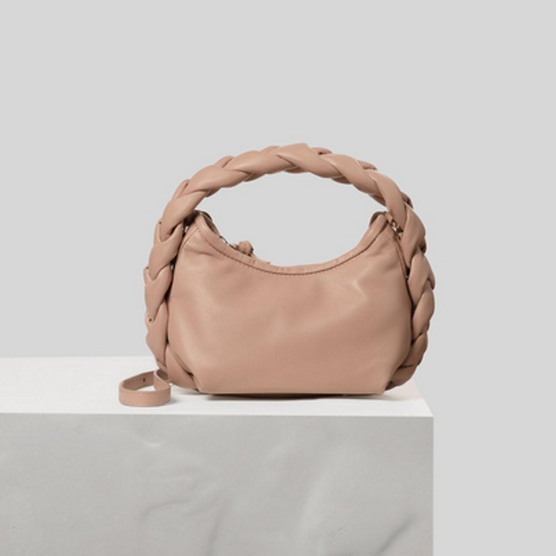 画像7: Handheld One Shoulder Small Woven Messenger Bag shoulder tote bag レザーウーブンハンドヘルドワンショルダースモールトートショルダーバッグ (7)