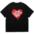 画像1: Broken Heart  print short Sleeve t-shirt　ユニセックス 男女兼用ブロークンハートプリントTシャツ (1)