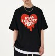 画像4: Broken Heart  print short Sleeve t-shirt　ユニセックス 男女兼用ブロークンハートプリントTシャツ (4)