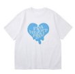 画像2: Broken Heart  print short Sleeve t-shirt　ユニセックス 男女兼用ブロークンハートプリントTシャツ (2)
