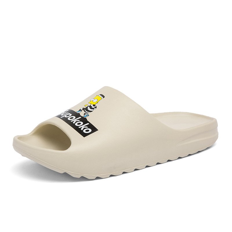画像11: Box logo x bart simpson flip flops soft bottom sandals slippers Beach sandals 　ユニセックス男女兼用 ボックスロゴ×バート・シンプソンフリップフロップ  シャワー ビーチ サンダル (11)